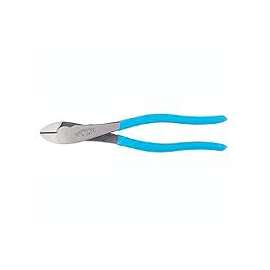CHANNELLOCK 338 Diagonal Cutting Plier, 8 in OAL, Blue Handle, Ergonomic Handle, 1.18 in W Jaw, 0.79 in L Jaw