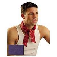 MiraCool Neck Bandanas, 2 in X 34 in, Navy