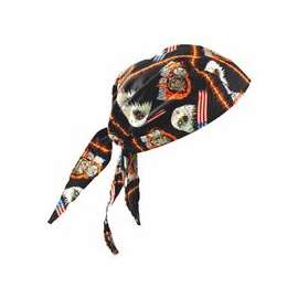 Tuff Nougies Deluxe Tie Hats, One Size, Motorcycle