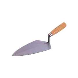 Vulcan 16610 Brick Trowel, 10 in L Blade, 5.375 in W Blade, HCS Blade, Hardwood Handle