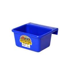 Little Giant MF6BLUE Hook Over Feeder, 6 qt Volume, DuraFlex Plastic, Blue
