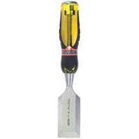 STANLEY 16-980 Chisel, 1-1/2 in Tip, 9 in OAL, Carbon Steel Blade, Ergonomic Handle