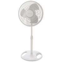 Lasko 2520 Oscillating Stand Fan, 120 V, 16 in Dia Blade, Plastic Housing Material, White