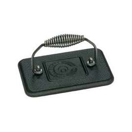 Lodge LGP3 Grill Press, 6-3/4 in L, 4-1/2 in W, Rectangular, Iron, Cool Grip Handle