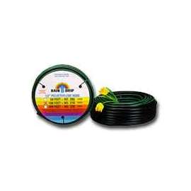 Raindrip 052005P Drip Watering Hose, 0.62 in ID, 50 ft L, Polyethylene, Black