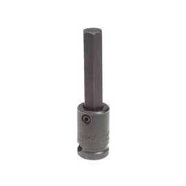 Impact Socket Bits, 1/2 in Drive, 3/8 in Tip