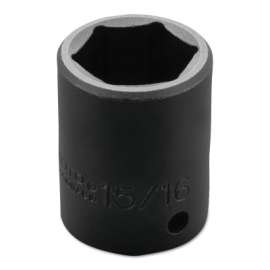 Torqueplus Impact Sockets, 1/2 in Drive, 15/16 in Opening, 6 Points