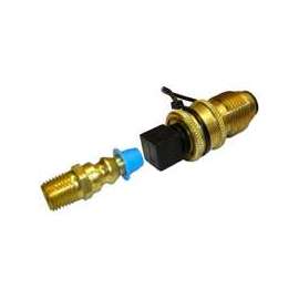 Mr. Heater F276330 Coupling Adapter Kit, 1/4 in, MPT x Male Plug, Brass, Gold