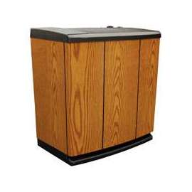 AIRCARE H12 300HB Console Humidifier, 120 V, 4-Speed, 3700 sq-ft Coverage Area, Analog Control, Light Oak