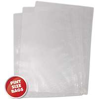 Weston 30-0106-W Vacuum Seal Bag, Plastic, Clear
