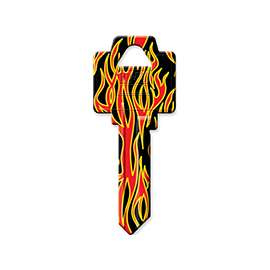 HY-KO 16010WR5 Key Blank, Brass, Nickel, For: Weiser Cabinet, House Locks and Padlocks