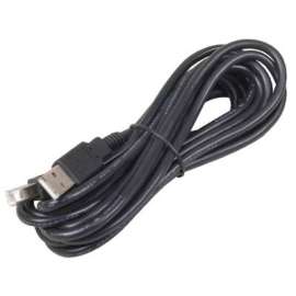 6' BLK USB AB Cable