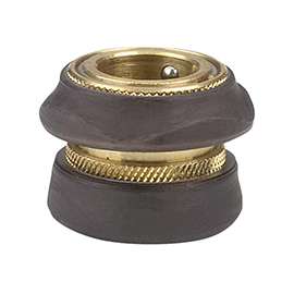Gilmour 809014-1002 Hose Quick Connector Female, Female, Brass, Bronze