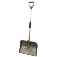 RUGG Lite-Wate 26PL-S Snow Shovel, 18 in W Blade, Combo Blade, Polyethylene Blade, Aluminum Handle, Navy