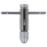 T-Handle Ratcheting Tap Wrenches, No. 0 - 1/4 in Tap Size, Bulk