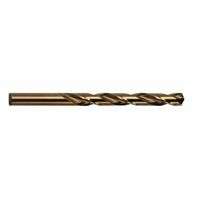 Cobalt High Speed Steel Fractional Straight Shank Jobber Length Drill Bit,1/2"