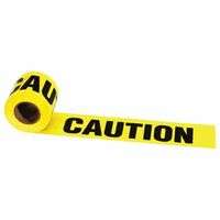 Barrier Tape, 3 in x 1,000 ft, Caution