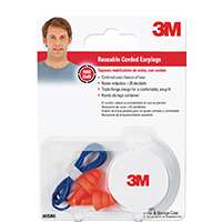 3M Tri-Flange 90586-00000 Ear Plugs, 26 dB NRR, Multi-Flange