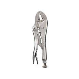 Locking Pliers, Curved Jaw Opens to 1 5/8 in, 7 in Long