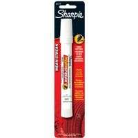 Mean Streak Permanent Marking Sticks, White, Carded