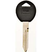 HY-KO 12005Y159 Key Blank, Brass, Nickel, For: Chrysler, Dodge, Eagle, Jeep, Plymouth Vehicles