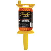 Stringliner 25491 Line Reel, 500 ft L Line, Black/Orange Line