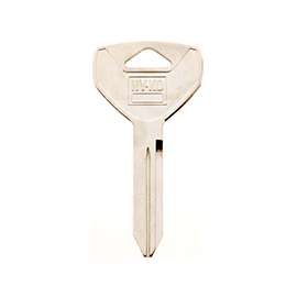 HY-KO 11010Y157 Key Blank, Brass, Nickel, For: Chrysler Vehicle Locks