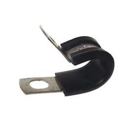 GB PPR-1550 Cable Clamp, 1/2 in Max Bundle Dia, Rubber/Steel, Black