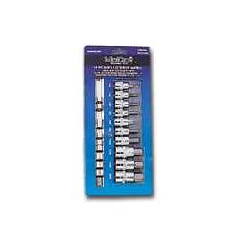 Vulcan TS1010M Socket Set, Chrome Vanadium Steel, Chrome