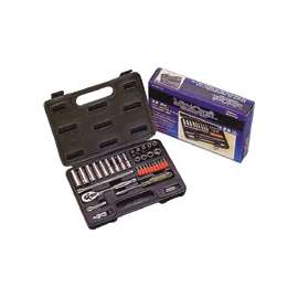 Vulcan TS1035 Socket Set, Chrome Vanadium Steel, Chrome