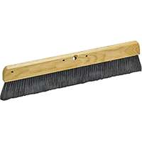 Marshalltown 830 Concrete Broom, 24 in OAL, Polypropylene Bristle, Black Bristle, Wood Handle