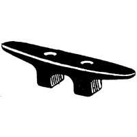 US Hardware M-314C Mobile RV Boat Cleat, 4-1/4 in, Screw Mounting, Nylon, Black
