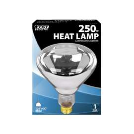 Feit Electric 250R40/1 Incandescent Lamp, 250 W, R40 Lamp, Medium E26 Lamp Base, 2200 Lumens, 2700 K Color Temp