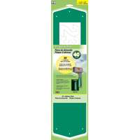 HY-KO 911 Address Plate, Aluminum, Blue/White