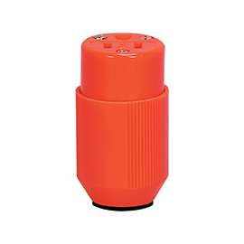 Eaton Wiring Devices BP3487-4RN Electrical Connector, 2 -Pole, 15 A, 125 V, NEMA: NEMA 5-15R, Orange