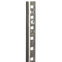 Knape & Vogt 255 PK255 ZC 36 Shelf Standard, 500 lb, 23 ga Thick Material, 5/8 in W, 36 in H, Steel, Zinc
