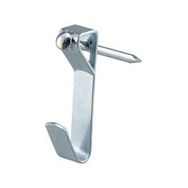 OOK 50051 Conventional Hook, 10 lb, Steel, Zinc