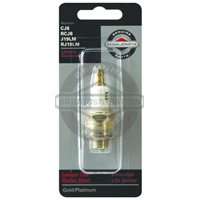 BRIGGS & STRATTON Extended Life 5062K Spark Plug, 14 mm Thread, 13/16 in Hex, Platinum