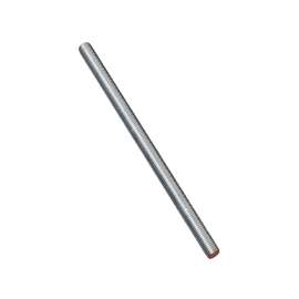 Stanley Hardware N179-366 Threaded Rod, 5/8-11 Thread, 12 in L, A Grade, Steel, Zinc, UNC Thread