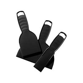HYDE Economy Series 05610 Putty Knife Assortment, 1-1/2, 3, 6 in W Blade, Polypropylene Blade, Reinforced Handle