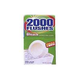 2000 Flushes 290071 Toilet Bleach Tablet, 1.75 oz, Very Slight Pungent, Off-White