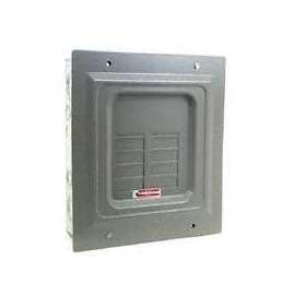 Cutler-Hammer BR BR816L125FP Load Center, 125 A, 8 -Space, 16 -Circuit, Main Lug, NEMA 1 Enclosure, Flush Mounting