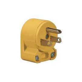 Eaton Wiring Devices 4867AN-BOX Electrical Plug, 2 -Pole, 15 A, 125 V, NEMA: NEMA 5-15, Yellow