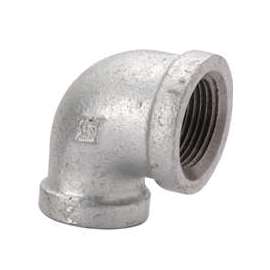 Worldwide Sourcing Pipe Elbow, 90 Deg, 1/8 In, Threaded, Malleable Iron