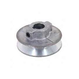 CDCO 200A-3/8 V-Groove Pulley, 3/8 in Bore, 2 in OD, 1-3/4 in Dia Pitch, 1/2 in W x 11/32 in Thick Belt, Zinc