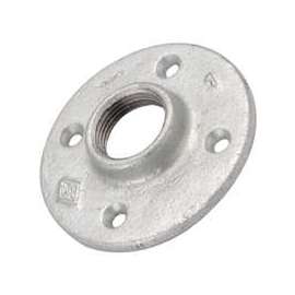 ProSource 27-1/2G Floor Flange, 1/2 in, 3 in Dia Flange, FIP, 4-Bolt Hole, 0.28 in, 7 mm in (mm) Dia Bolt Hole