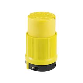 Eaton Wiring Devices L1430C Electrical Connector, 3 -Pole, 30 A, 125/250 V, NEMA: NEMA L14-30, Black/White