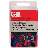 GB 10-170 Terminal Kit, 22 to 14 AWG Wire, Assorted