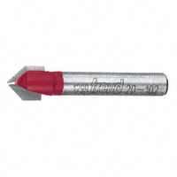 Freud 20-102 Router Bit, 3/8 in Dia Cutter, 1-3/4 in OAL, 1/4 in Dia Shank, 2-Cutter, Carbide