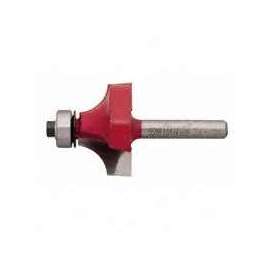 Freud 34-112 Router Bit, 1-1/4 in Dia Cutter, 2-3/16 in OAL, 1/4 in Dia Shank, 4-Cutter, Carbide
